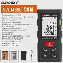 Лазерный дальномер SNDWAY SW MS50, цифровой профессиональный измеритель, мини-дальномер, лазерный измерительный инструмент (art.: 3920c12806cd7)